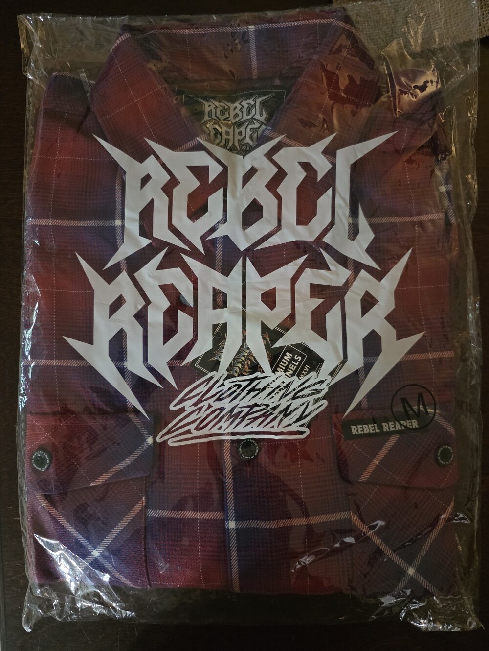 Rebel Reaper Anaglyph Flannel